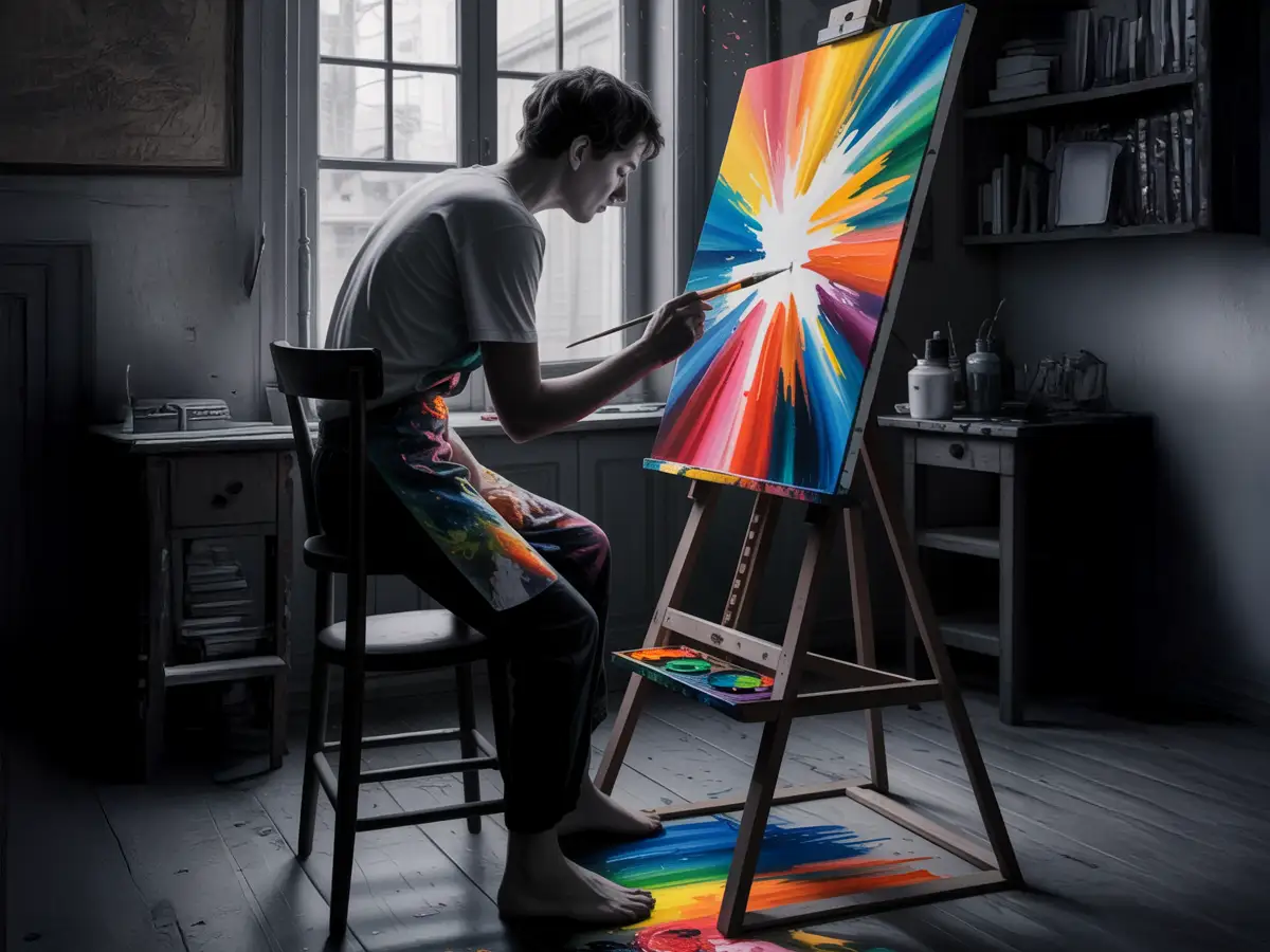 Entre el Gris y el Lienzo