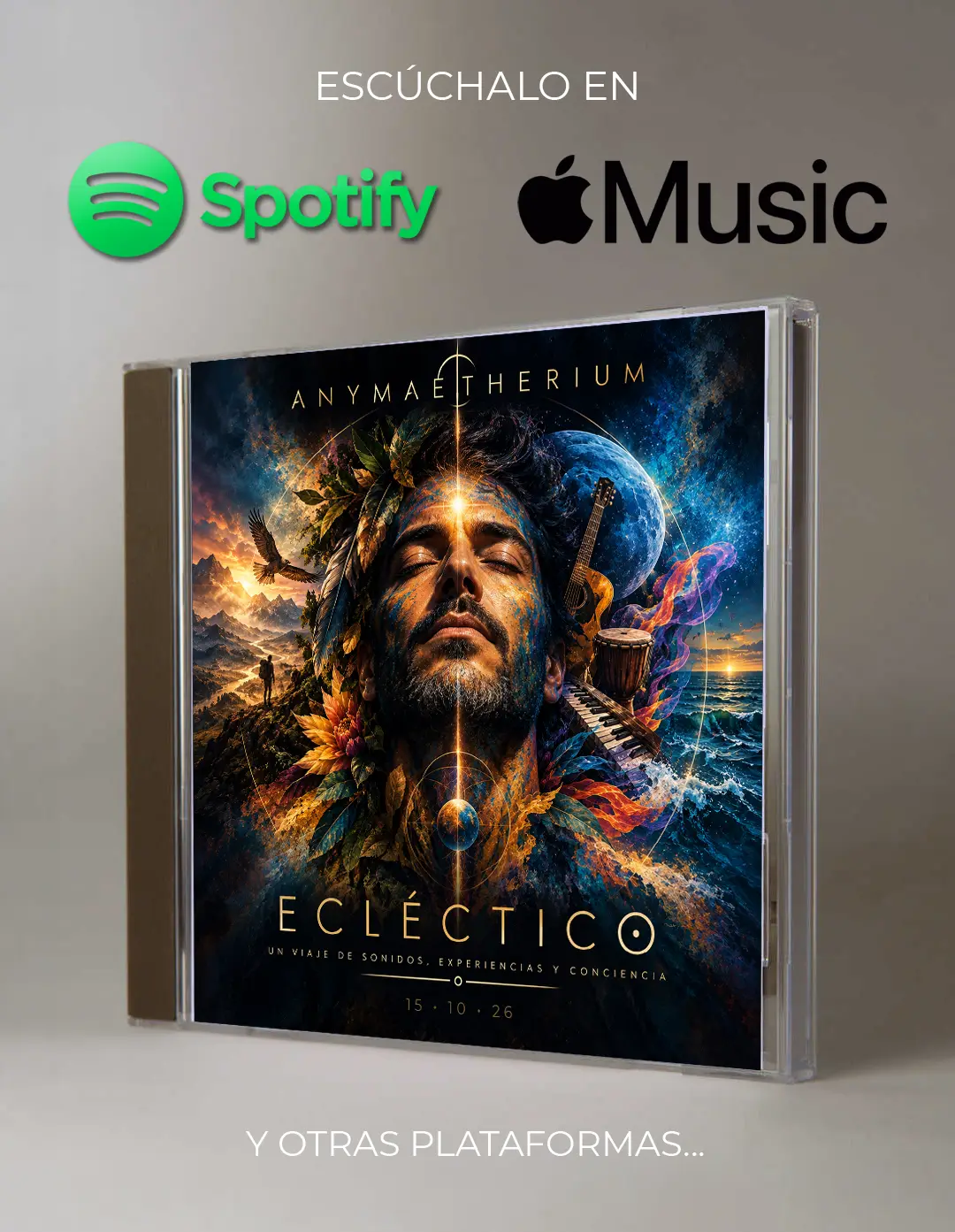 Encuéntralo en Spotify, Apple Music y otras plataformas.